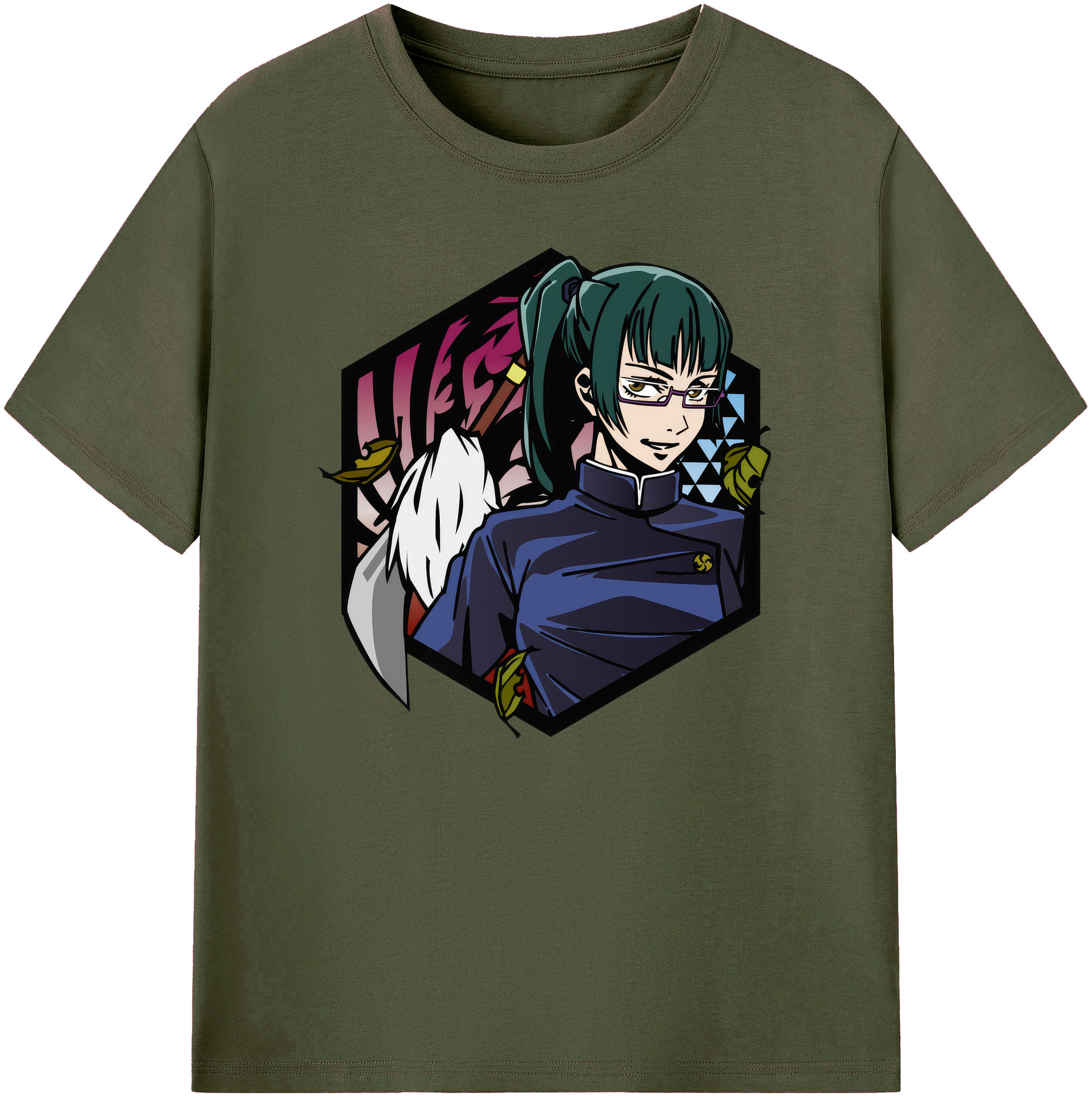 （画像用） 呪術廻戦 Jujutsu Kaisen 綿100％ メンズ半袖Tシャツ｜肌触りやわらか＆通気性